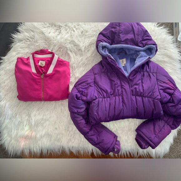 X2 GIRLS 10/12 PUFFER COAT & BOMBER JACKET - Picture 1 of 6